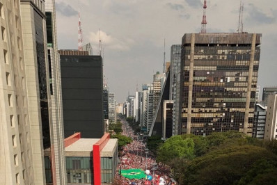 Protestos contra PL da Dosimetria levaram mais de 30 mil às ruas de Rio e SP, diz USP