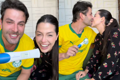 Laís Caldas mostra surpresa de Gustavo Marsengo ao descobrir gravidez