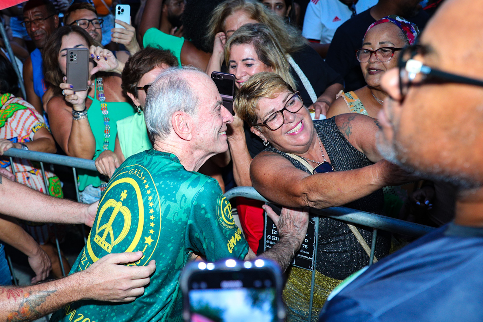 Ney Matogrosso, participa de ensaio da Imperatriz Leopoldinense - Reprodução/Victor Chapetta/BrazilNews