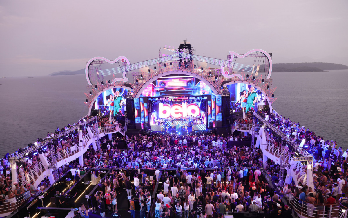 Gravação do DVD no navio \