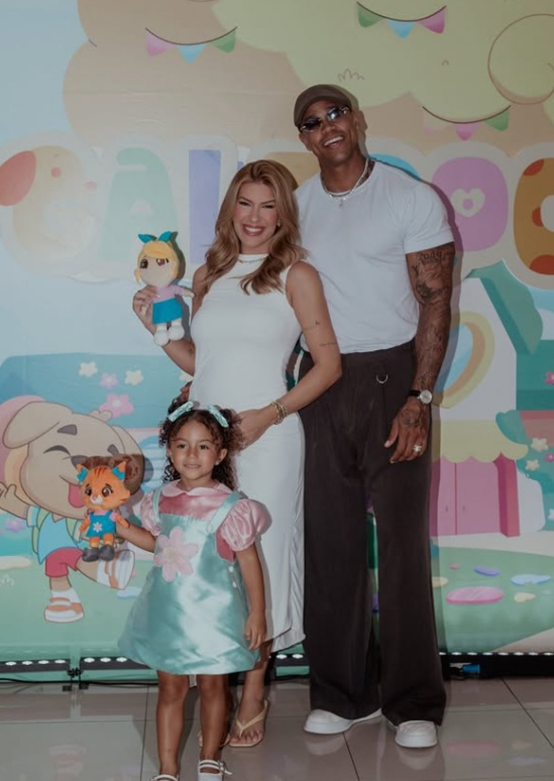 Liz, Lore Improta e Léo Santana - Reprodução / Instagram