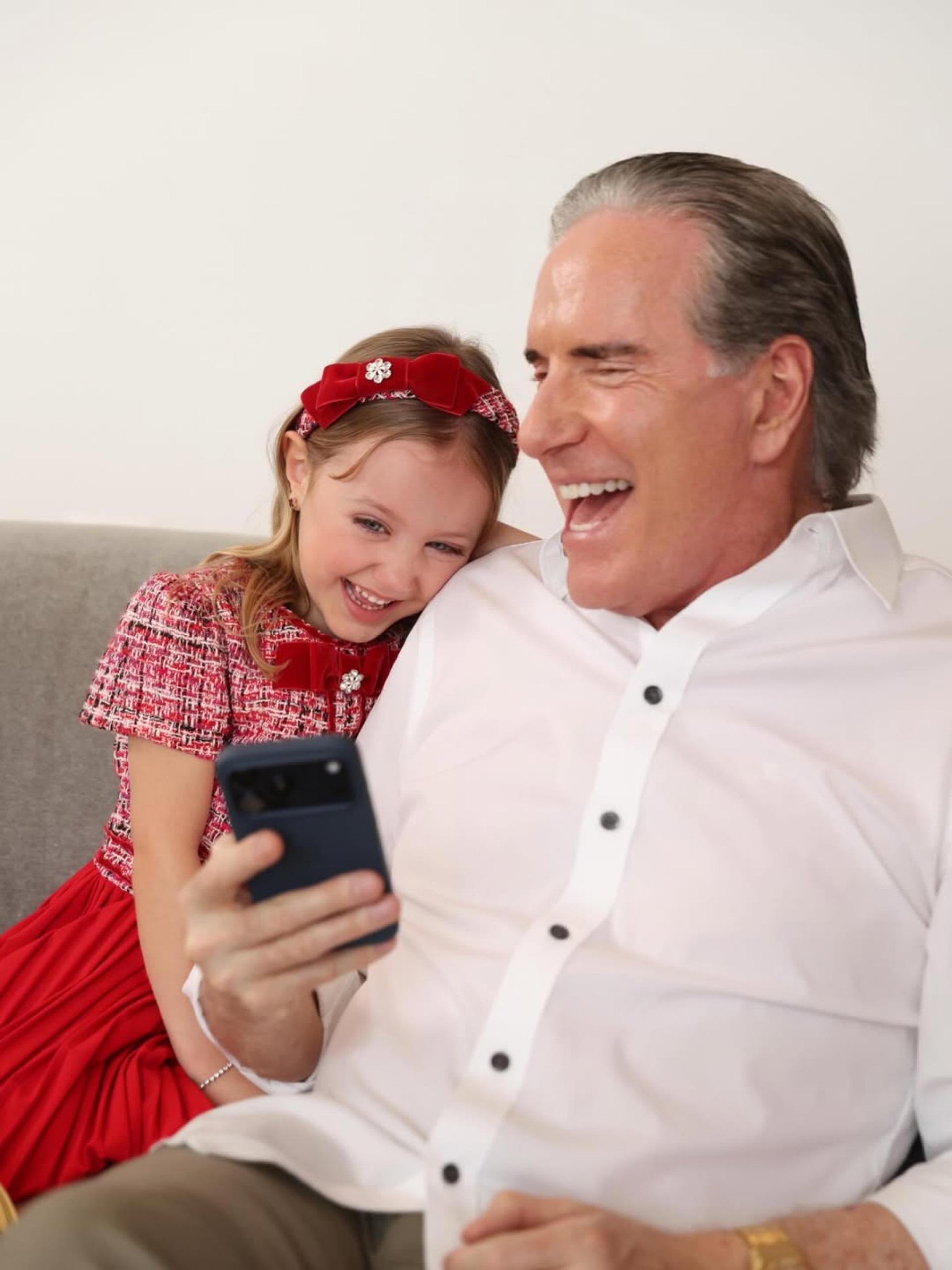 Roberto Justus e a filha, Vicky - Reprodução / Instagram