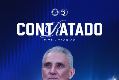 Cruzeiro anuncia a contratação de Tite