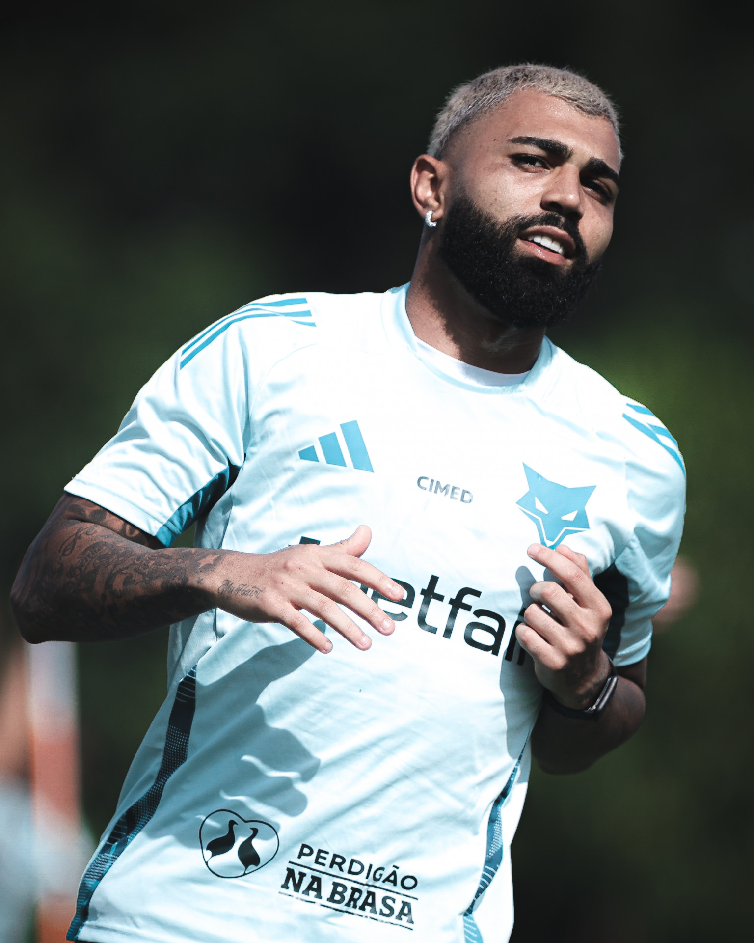 Gabigol em treino do Cruzeiro