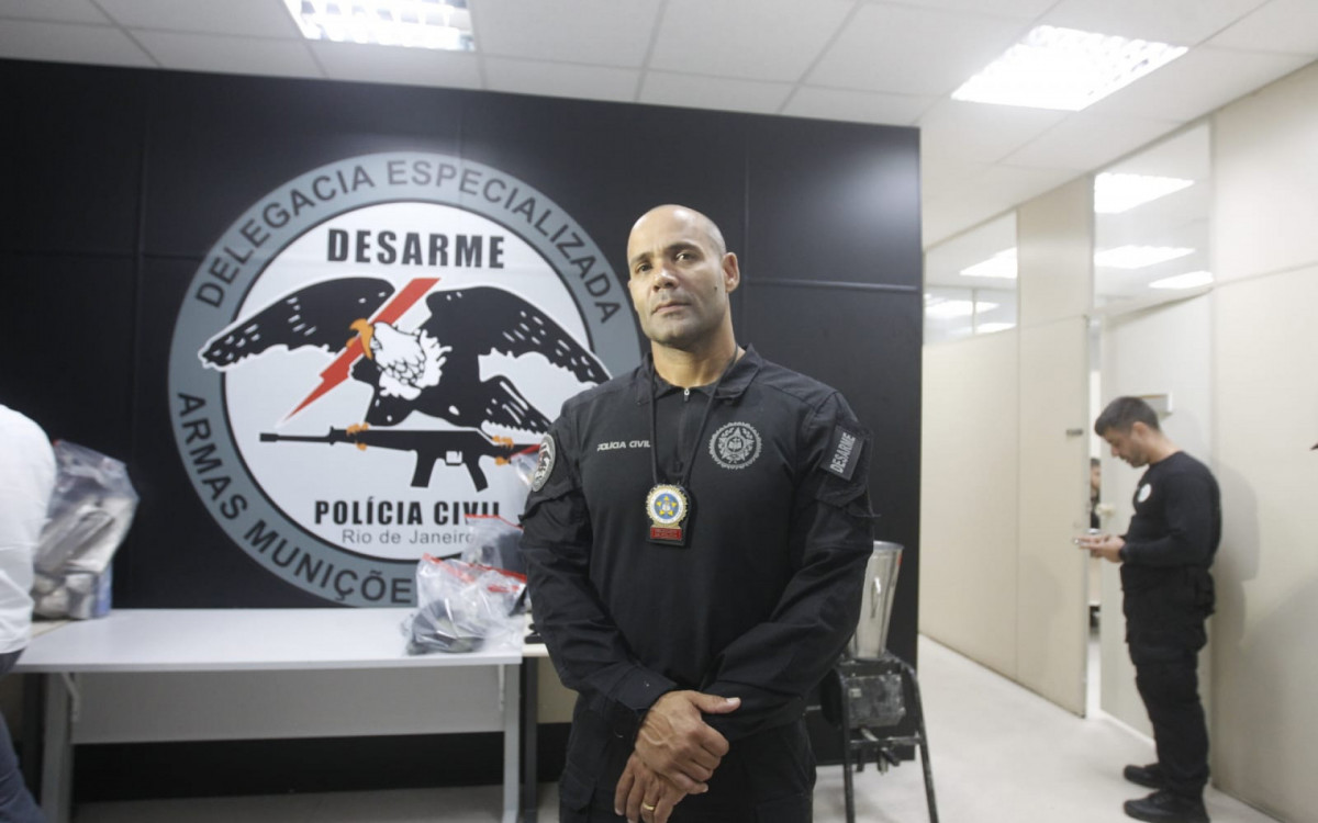 Delegado Luis Ot&aacute;vio Franco, titular da Desarme, comandou as investiga&ccedil;&otilde;es