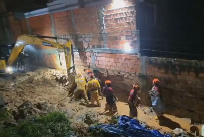 Forte chuva deixa dois mortos em Ilhabela, litoral de São Paulo