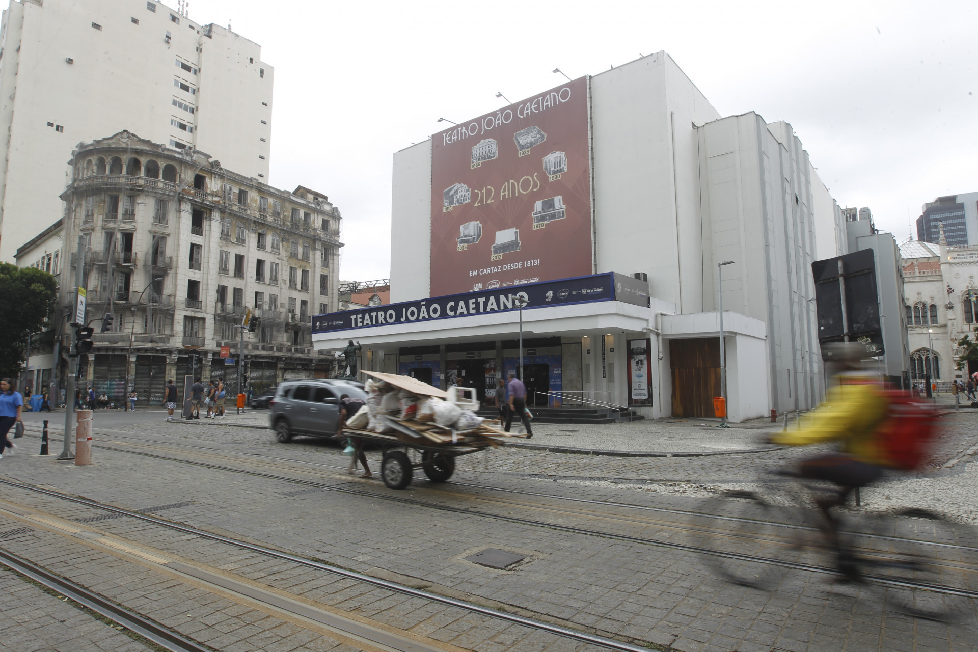 Movimentação no Centro do Rio de Janeiro, nesta quarta-feira (17). - Reginaldo Pimenta/Agência O Dia
