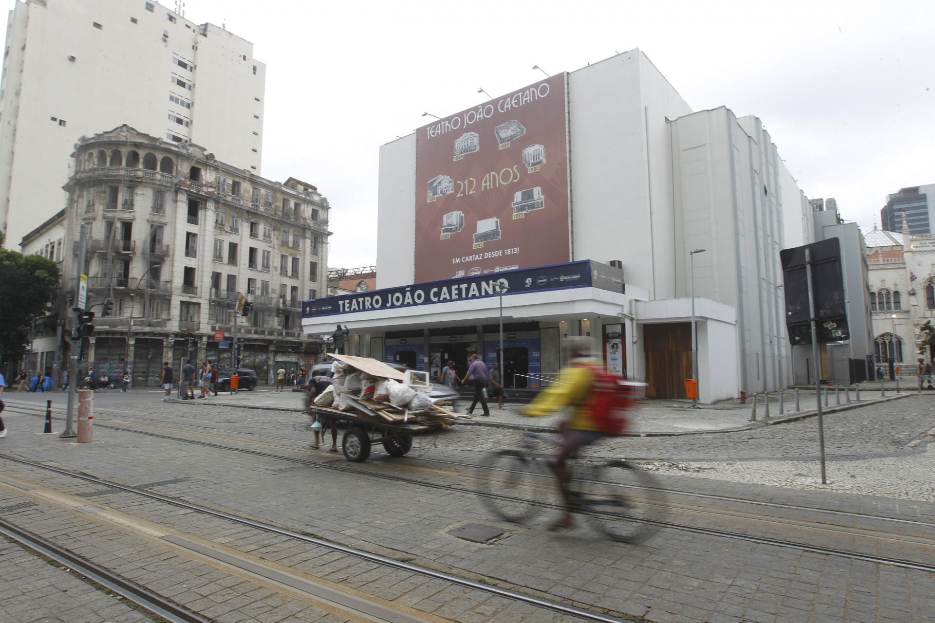 Movimentação no Centro do Rio de Janeiro, nesta quarta-feira (17). - Reginaldo Pimenta/Agência O Dia