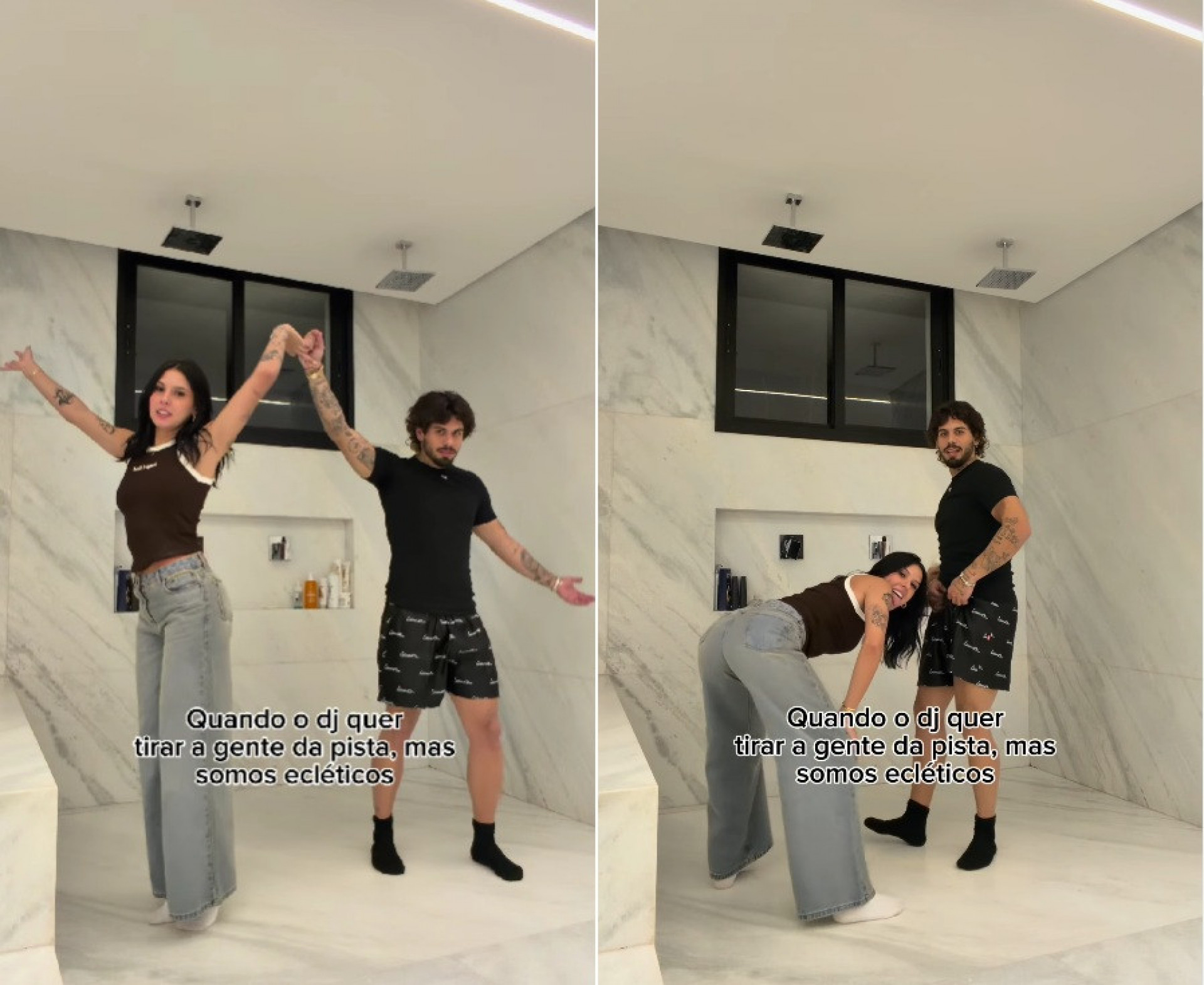 Zé Felipe e Ana Castela dançam diferentes gêneros de música  - Reprodução / Instagram