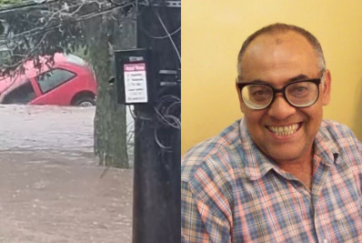 Homem desaparecido depois de carro ser levado por correnteza é servidor público em Petrópolis