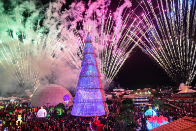 Um show de luzes e alegria