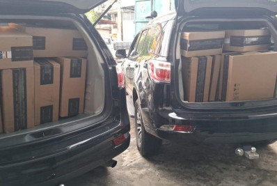 PF apreende dezenas de caixas de cigarros clandestino em operação na Baixada Fluminense