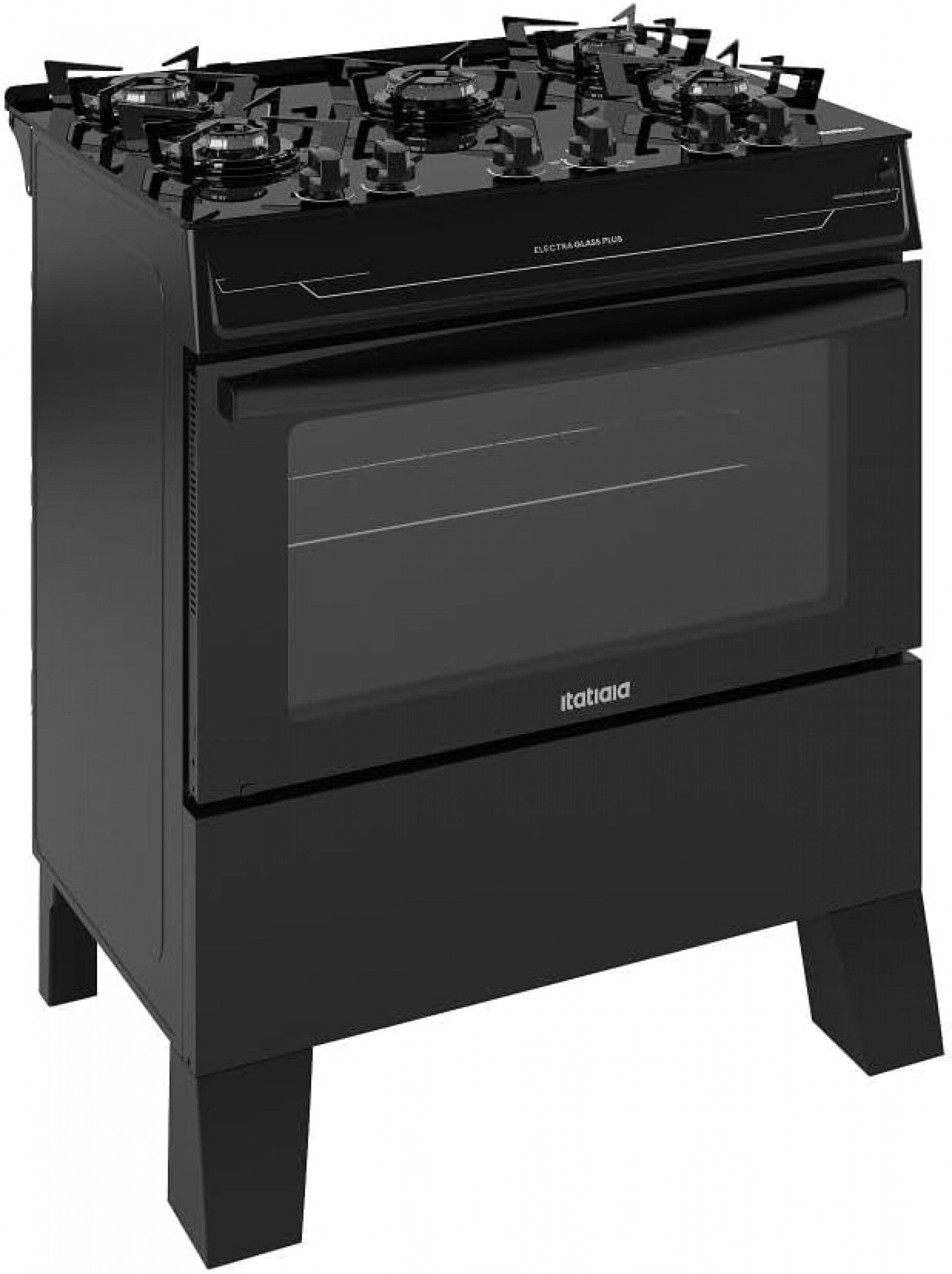 Fogão 5 bocas com mesa de vidro Electra Plus Itatiaia Bivolt  - Divulgação
