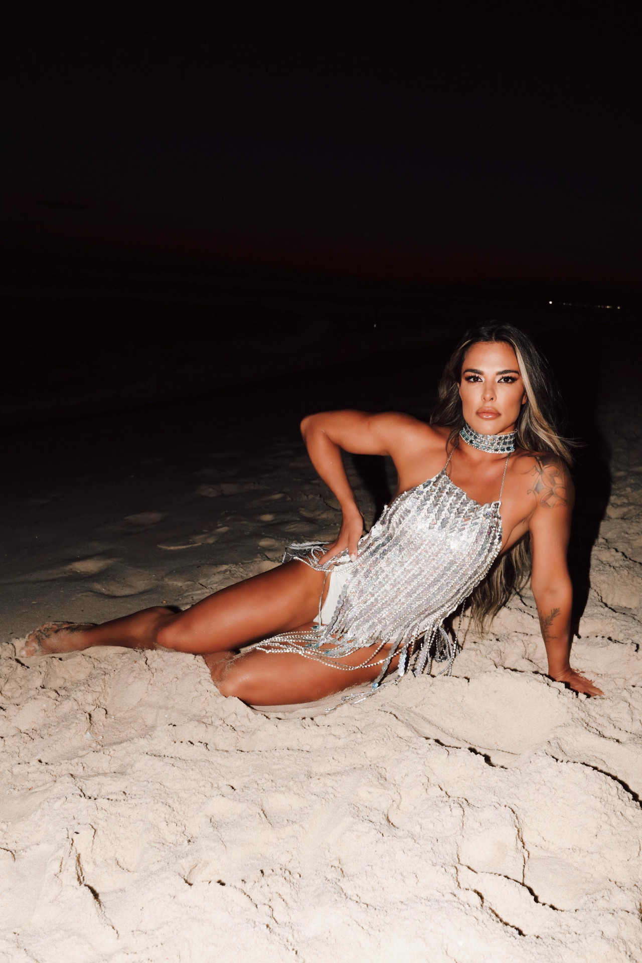 A influenciadora Nathalia Fones revela que pretende usar uma roupa mais sexy na virada
do ano - Walace Ximenes/ Divulgação