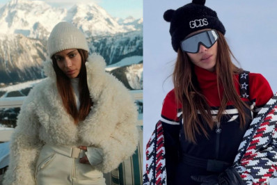 ‘Fico linda na neve': Anitta compartilha fotos das férias na Europa