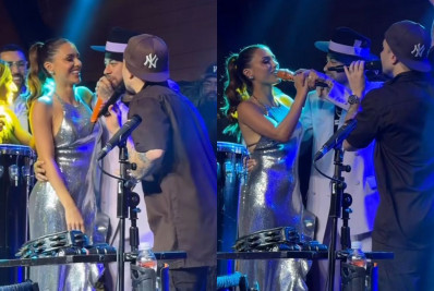 Vídeo! Neymar se declara para Bruna Biancardi cantando Sandy & Júnior