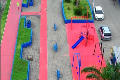 Secretário Marcelo Canella segue acompanhando a força-tarefa de revitalização de praças em Belford Roxo