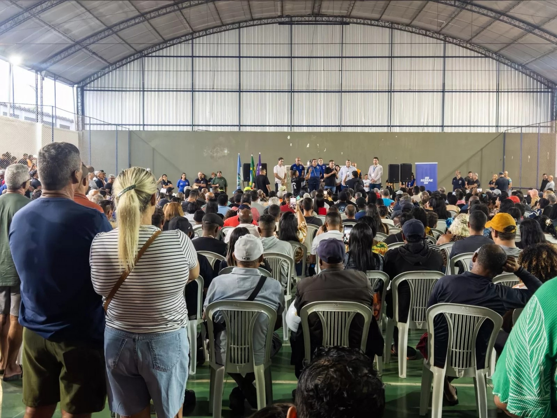 Cerimônia para entrega dos crachás aos ambulantes  - Ascom