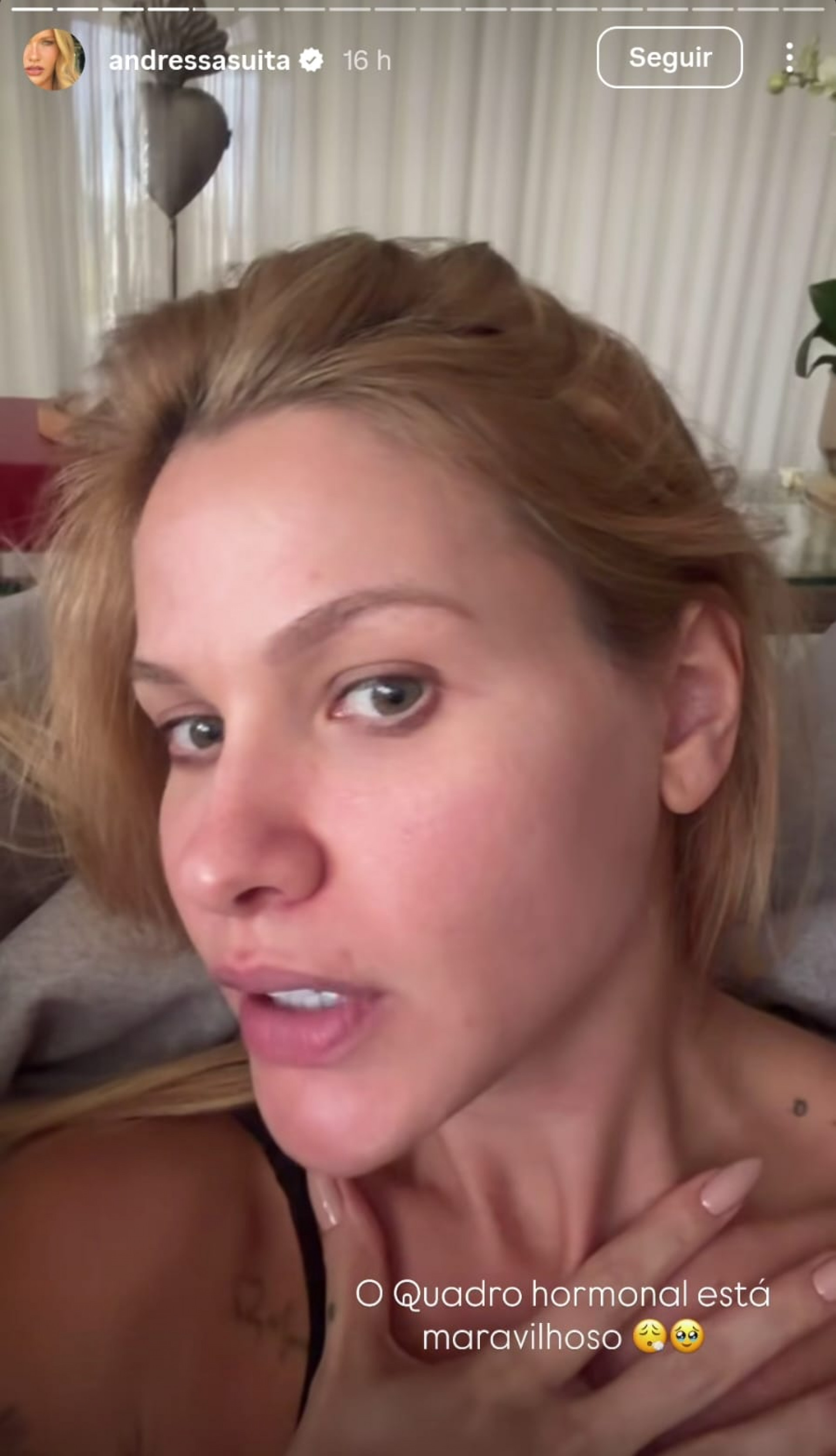 Andressa Suita revela que está tentando engravidar novamente de Gusttavo Lima - Reprodução de vídeo / Instagram