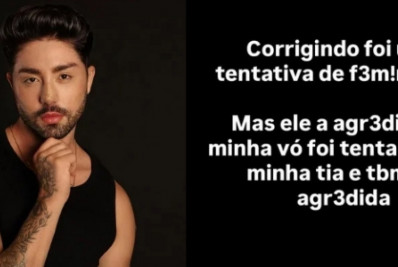 Rico Melquiades denuncia tentativa de feminicídio contra a tia