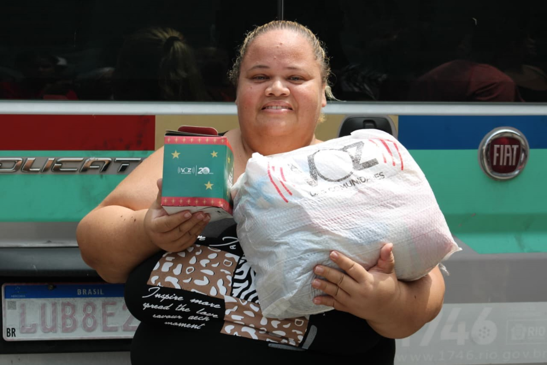 Ação 'Por um Natal Melhor', promovido pela ONG Voz das Comunidades, completa 20 anos - Pedro Vicente / Voz das Comunidades