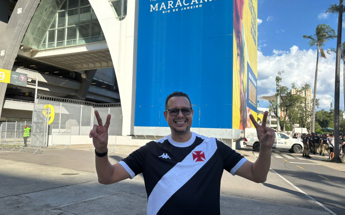 Thiago Rocha dos Santos, torcedor fan&aacute;tico do Vasco