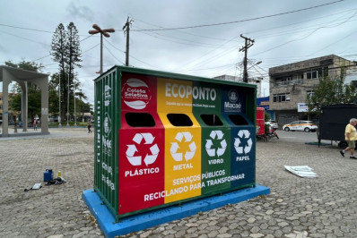 Ecopontos ampliam coleta seletiva e mudam a rotina do descarte em Macaé
