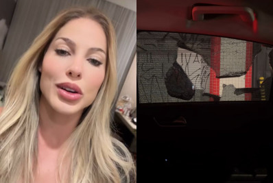 Saory Cardoso sofre tentativa de assalto em São Paulo e mostra danos em carro
