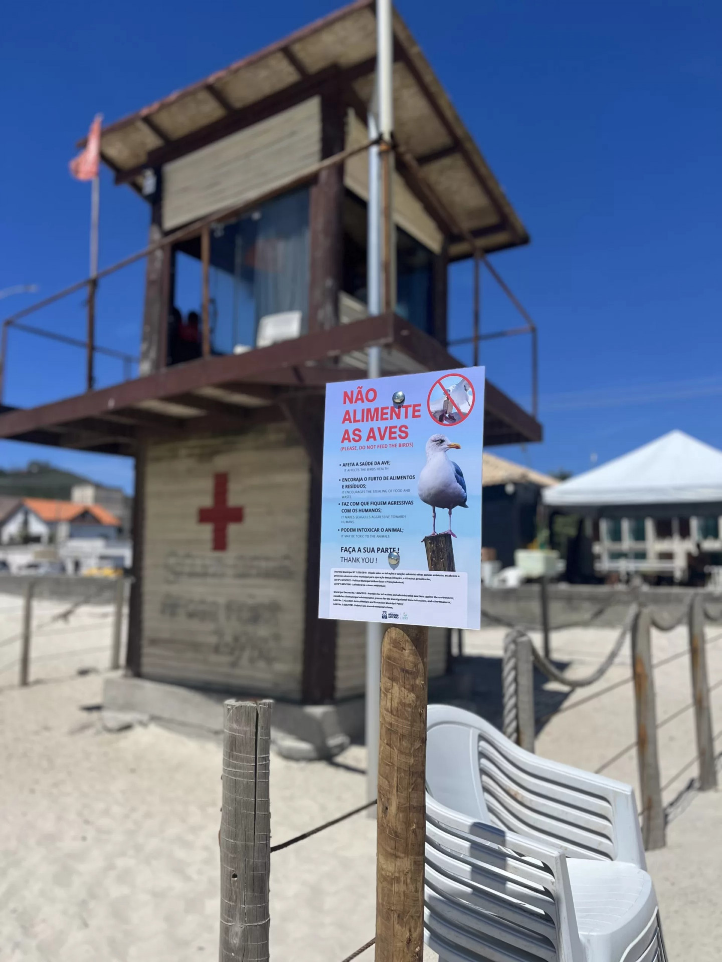 Placas educativas voltadas a campanhas ambientais - Ascom