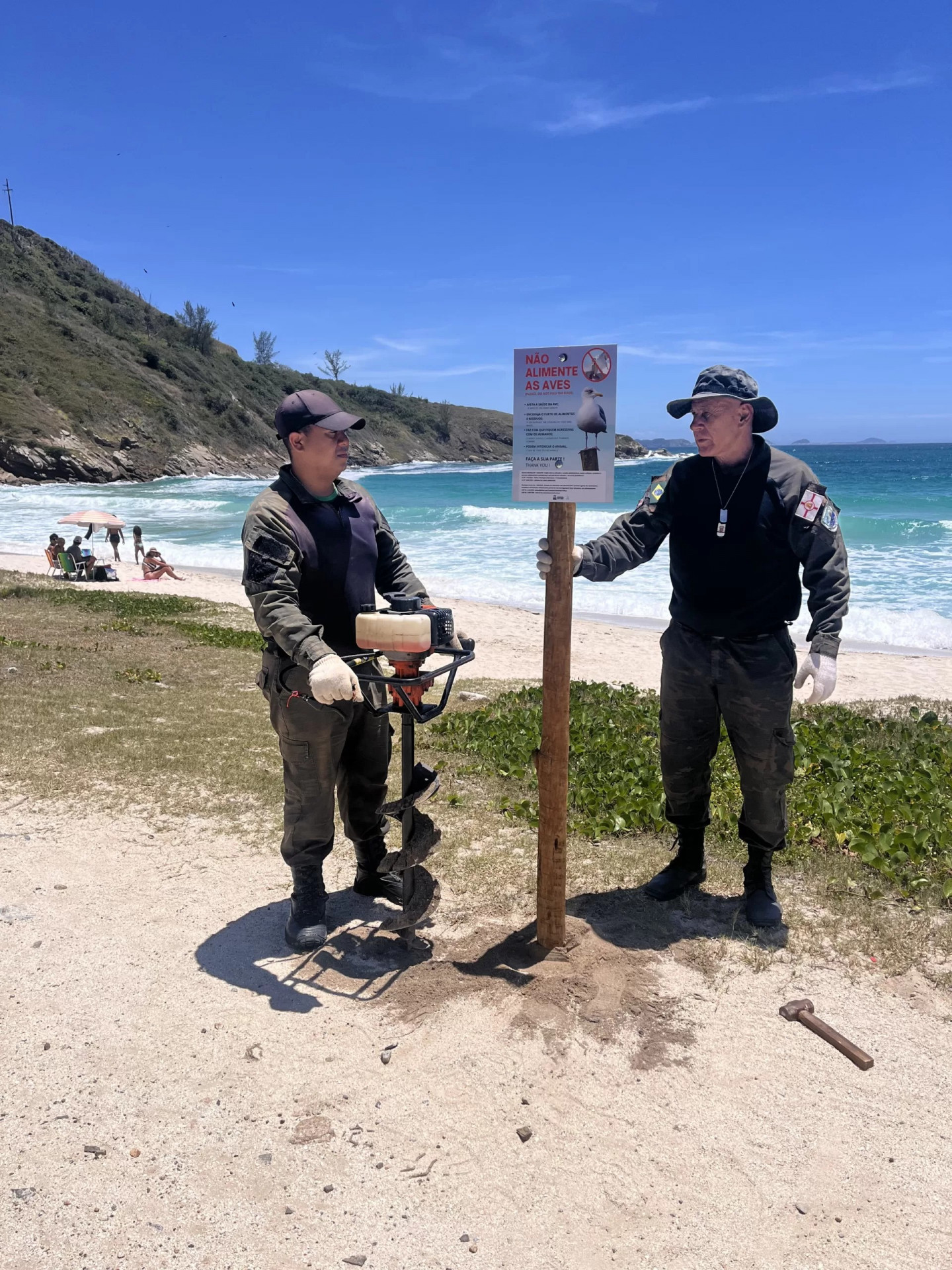 Placas educativas voltadas a campanhas ambientais - Ascom