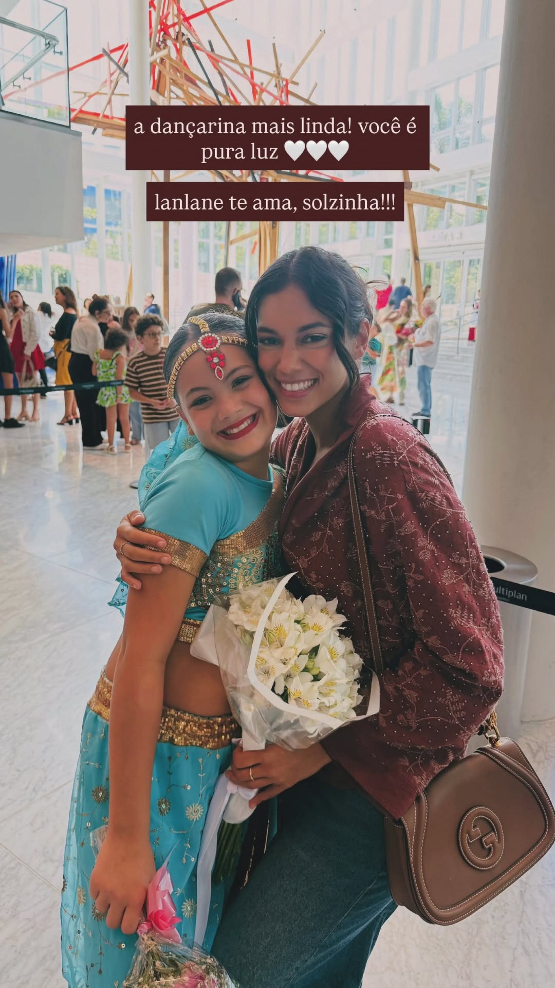 Alane Dias mostra registro da apresentação de balé de Sol, filha de Francisco Gil - Reprodução / Instagram