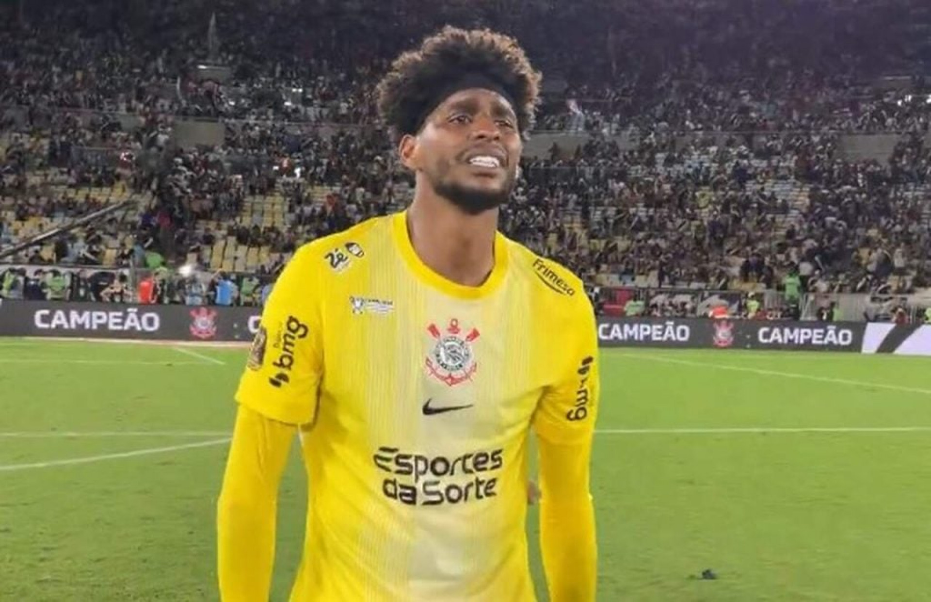 Hugo Souza destaca supera&ccedil;&atilde;o do Corinthians com o t&iacute;tulo da Copa do Brasil: “Todo mundo desacreditou”