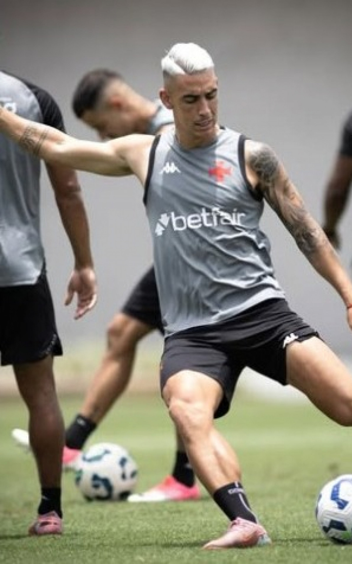Pumita Rodr&iacute;guez em treino pelo Vasco - Matheus Lima / Vasco