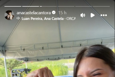 Ana Castela exibe muque e brinca: 'Fiz tanta força que achei que ia explodir'