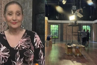 Sônia Abrão se despede do antigo cenário do A Tarde É Sua