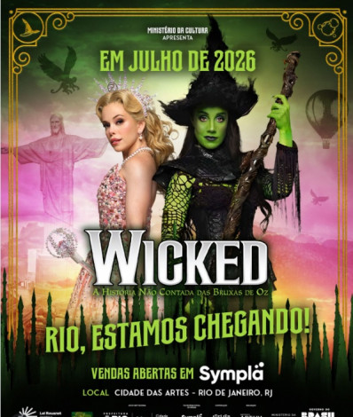 Wicked' ganha temporada no Rio e internautas vibram | Show e Lazer