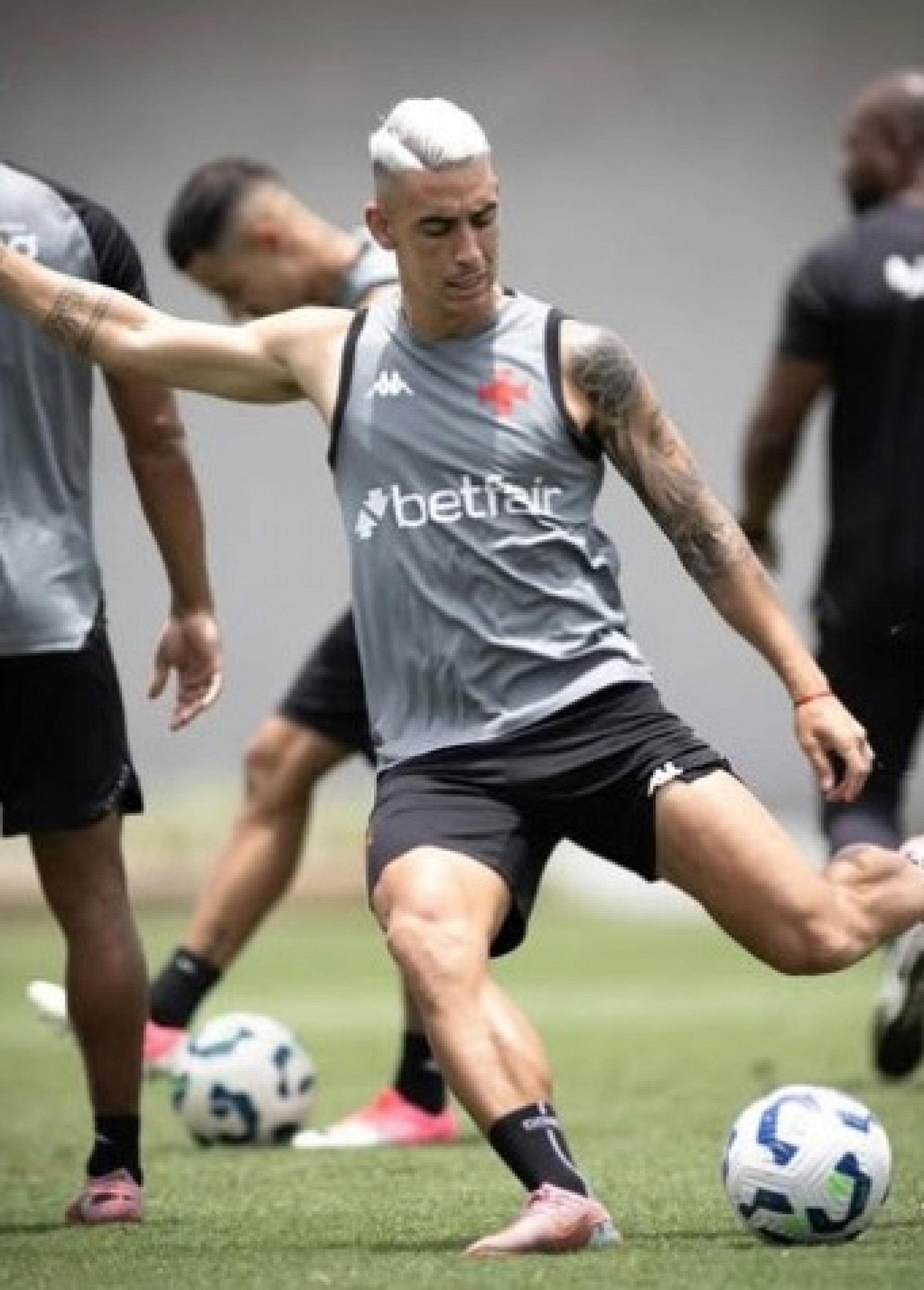 Pumita Rodríguez em treino pelo Vasco