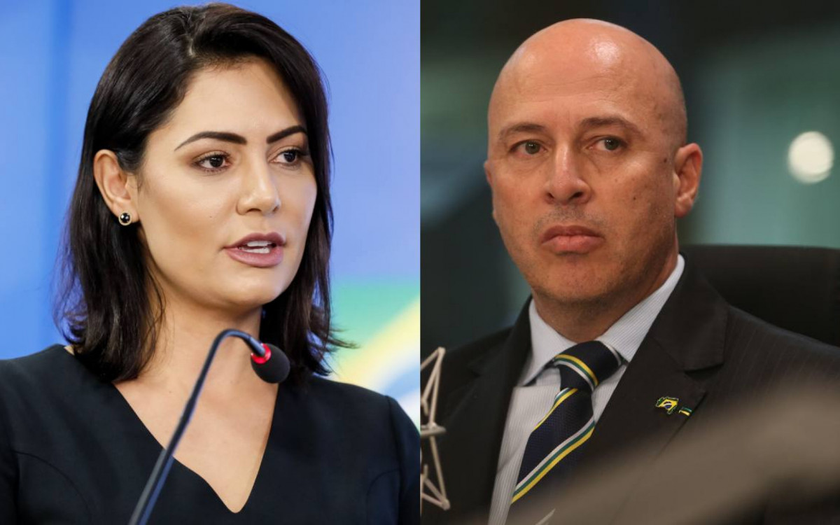 Assessor de comunicação da ex-primeira-dama Michelle Bolsonaro, o coronel da PM André Costa - Reprodução