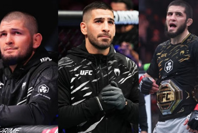 Topuria provoca Makhachev ao citar amigo e ex-campeão do UFC: 'Pisaria na cabeça do Khabib'