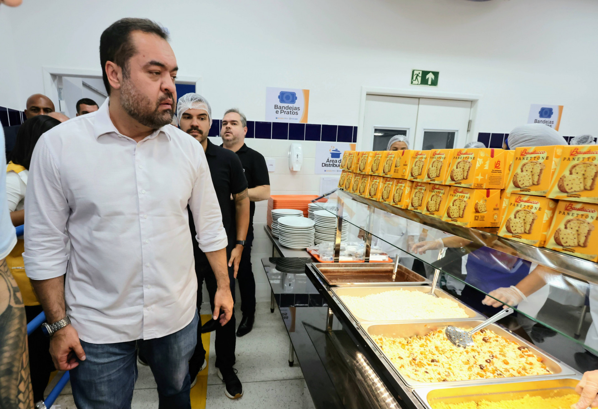 Inauguração do Restaurante do Povo Josué de Castro contou com a presença de Cláudio Castro - Divulgação/ Governo do Rio/ Marcelo Regua