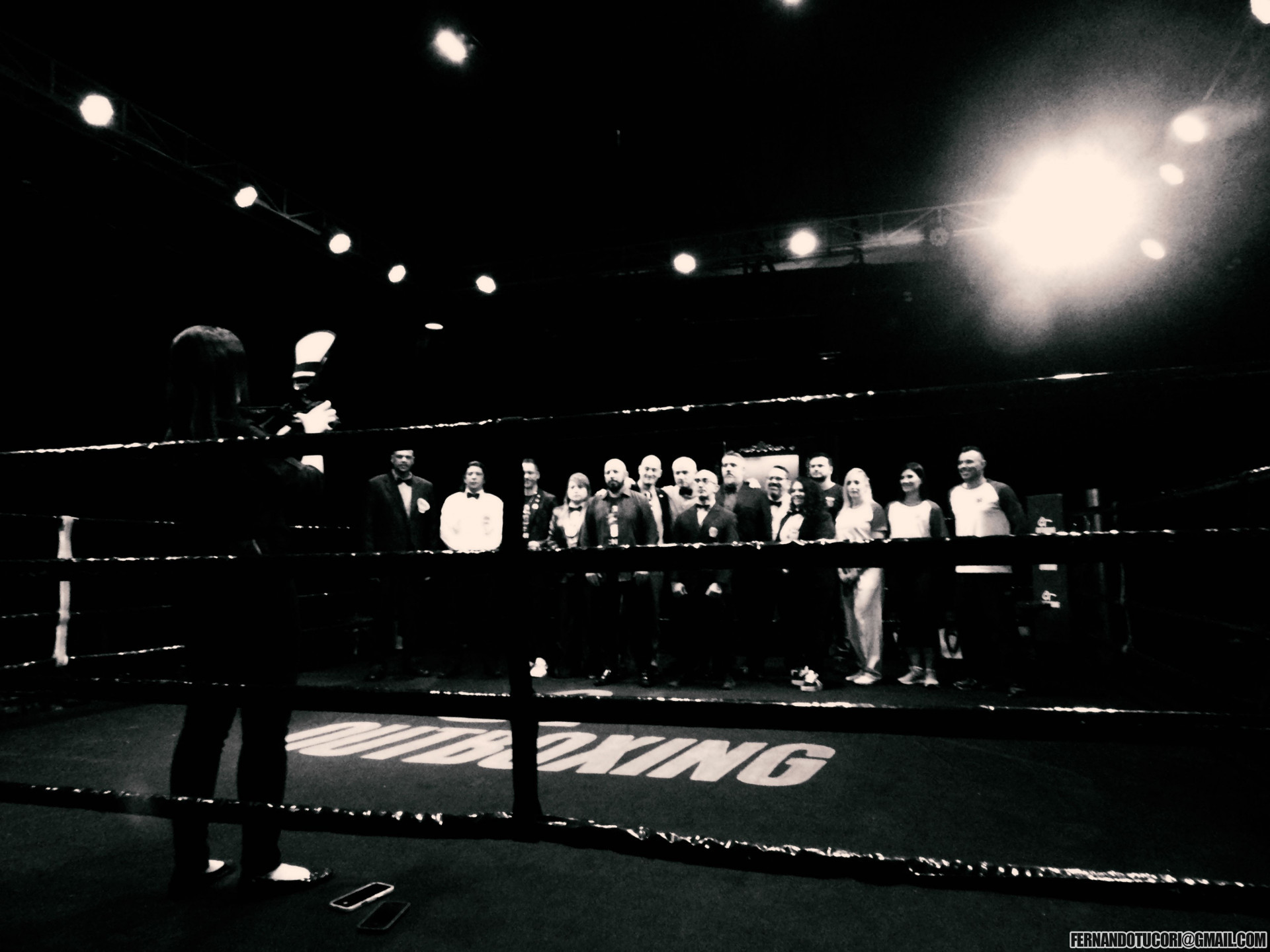 Equipe da Outboxing reunida ap&oacute;s o &uacute;ltimo evento - (Foto: fernandotucori@gmail.com)