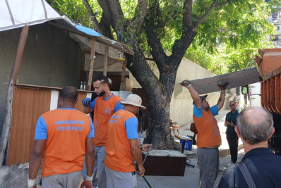 Ação conjunta entre SEOP, SECONSER, FIPO e CPROES retira construção irregular em Icaraí