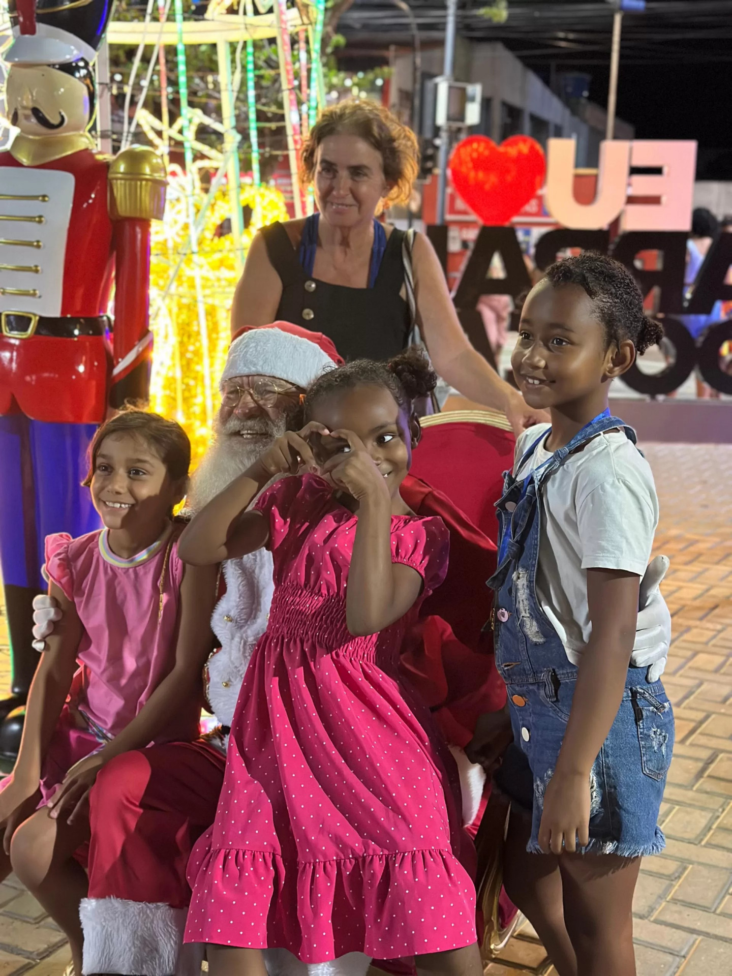 Visita do Papai Noel - Ascom