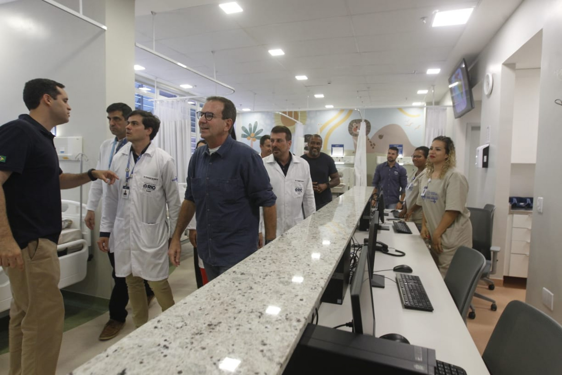 Prefeitura do Rio inaugura nova ala pediátrica do Hospital Municipal Souza Aguiar - Reginaldo Pimenta / Agência O Dia