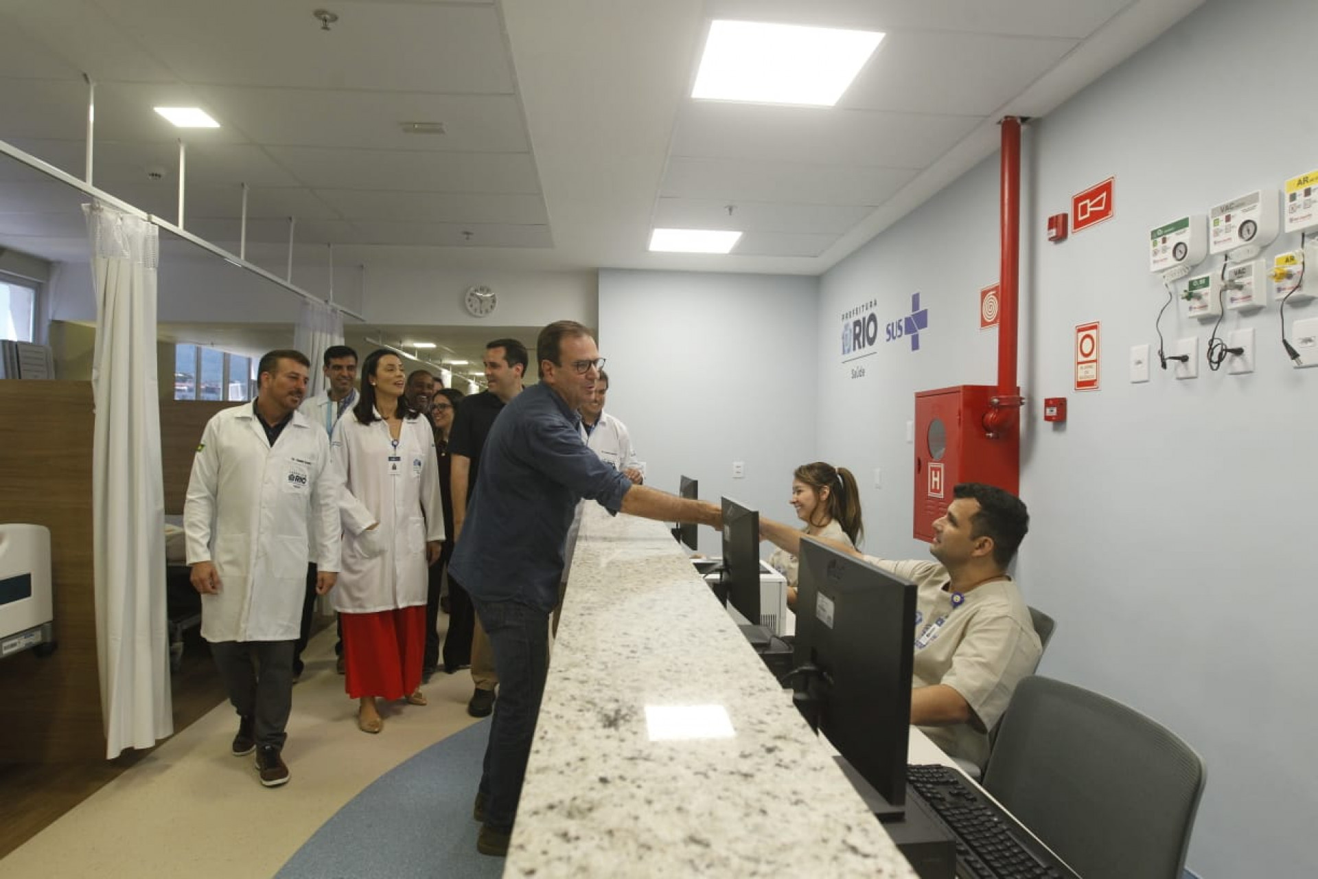 Prefeitura do Rio inaugura nova ala pediátrica do Hospital Municipal Souza Aguiar - Reginaldo Pimenta / Agência O Dia