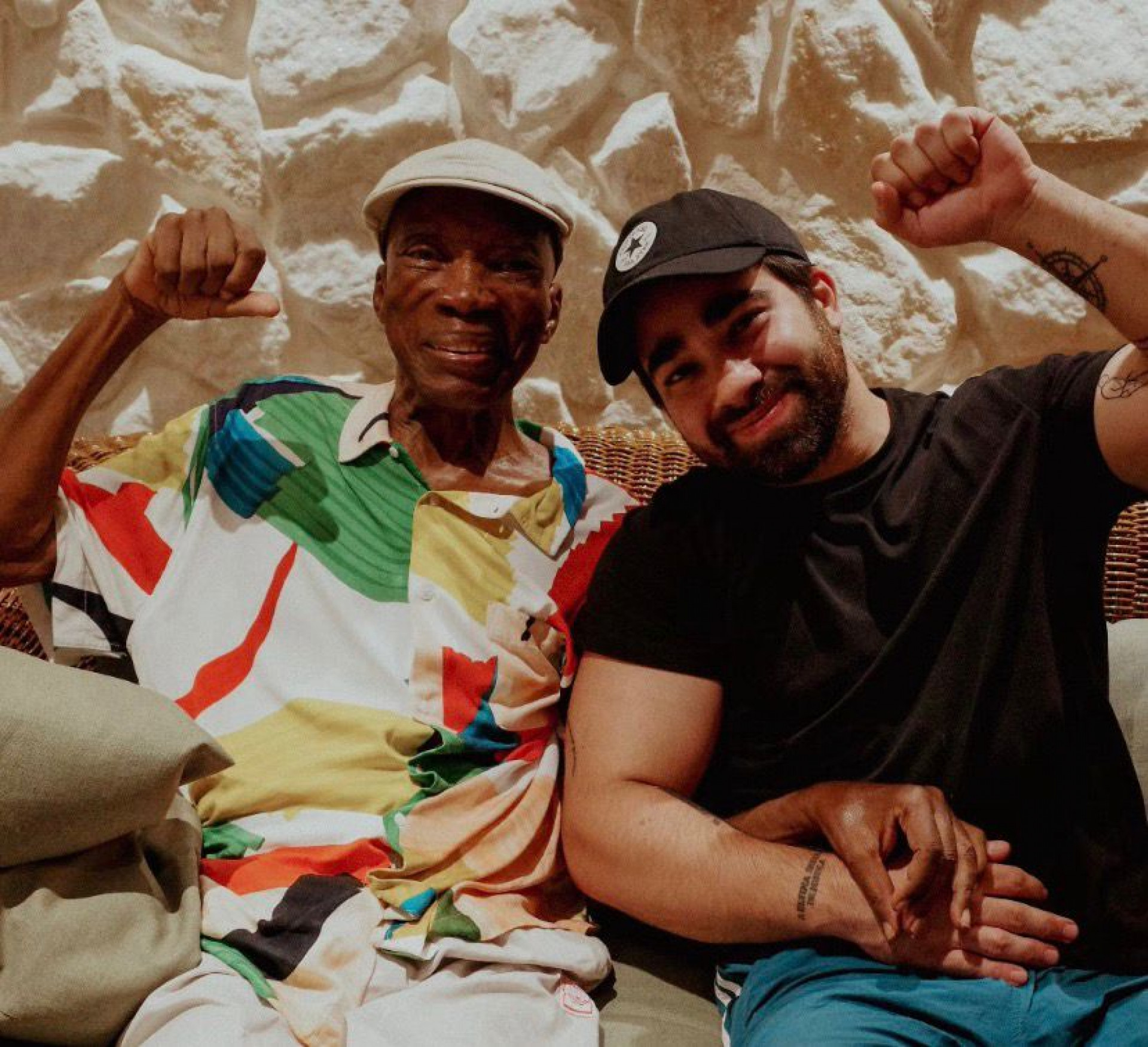 Filho de Milton Nascimento celebra o Natal com o pai  - Reprodução/Instagram