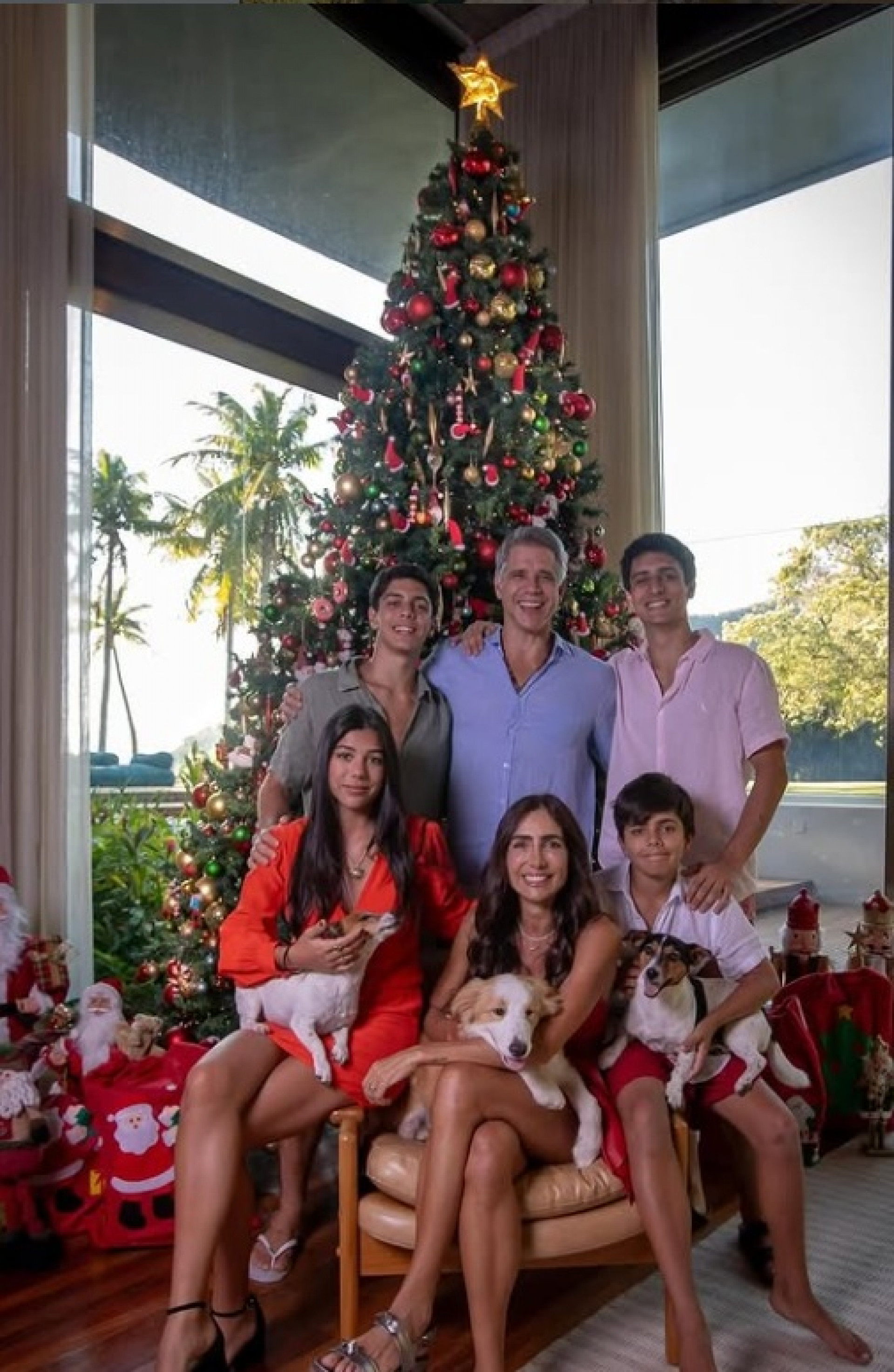 Márcio Garcia e família - Reprodução / Instagram