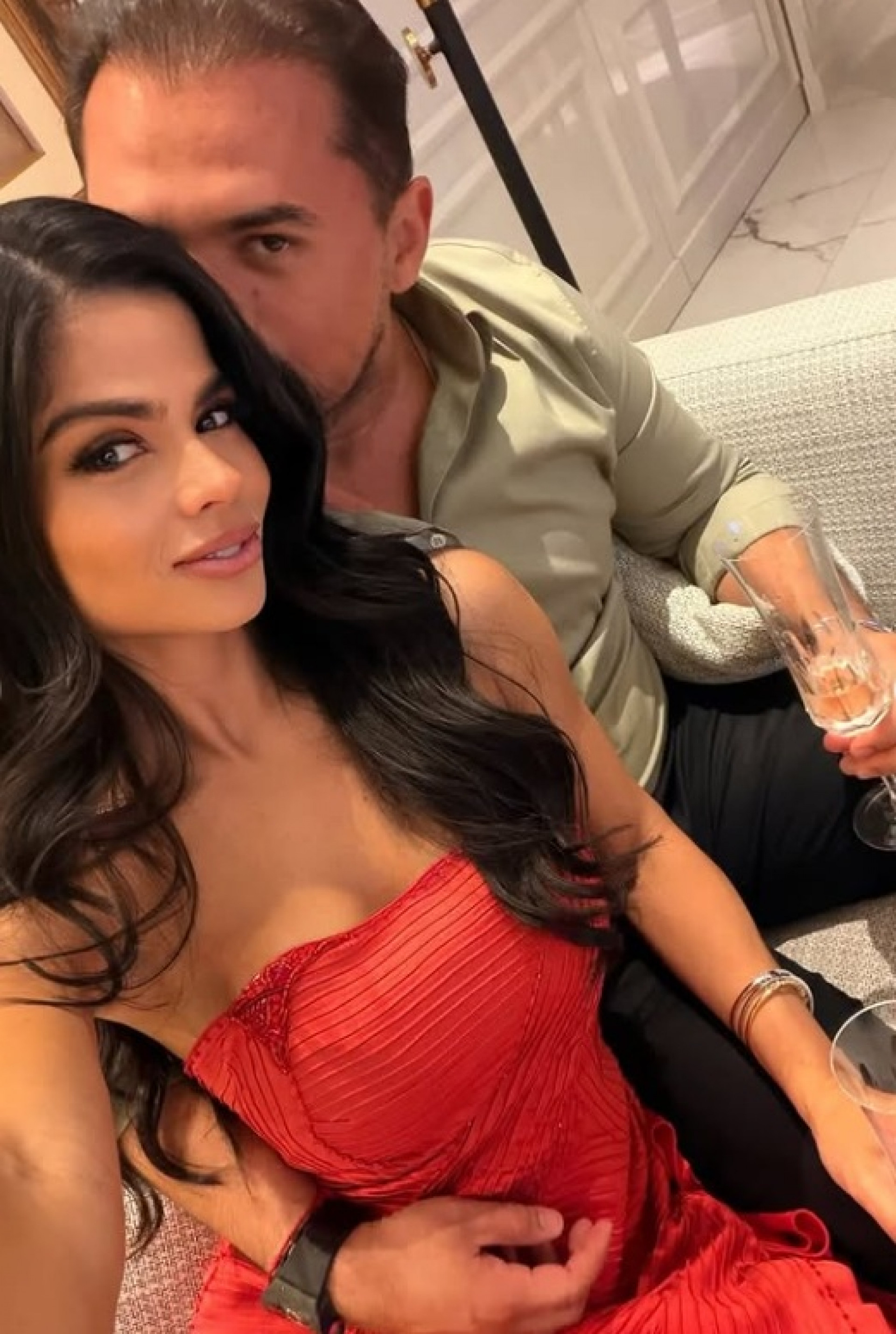 Xand Avião e a mulher  Isabele Temóteo - Reprodução / Instagram