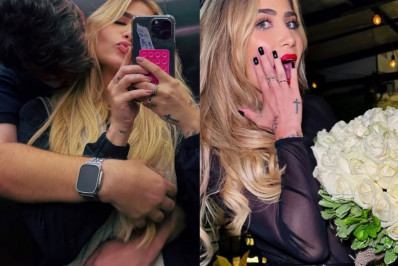 Jéssica Beatriz, filha de Leonardo, posa com o namorado pela primeira vez