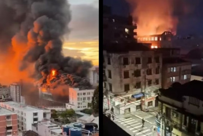 Incêndio de grandes proporções atinge colégio centenário em Santa Maria (RS)